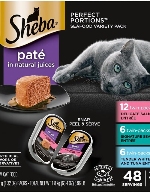 Load image into Gallery viewer, Perfect Portions Paté Wet Cat Food Tray Variety Packs
