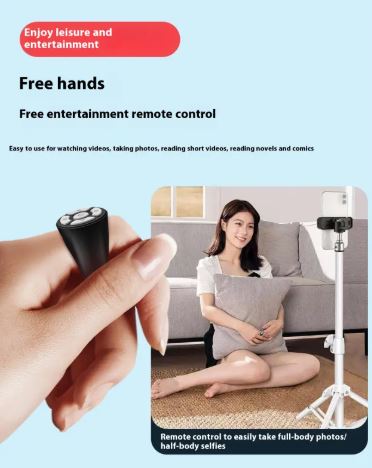 Load image into Gallery viewer, Bluetooth Selfie Ring Camera
