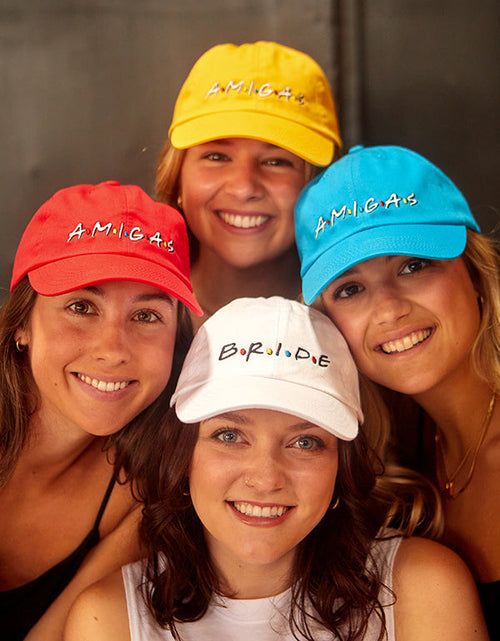 Load image into Gallery viewer, FRIENDS - Bride | Amigas - Breezy Bachelorette Party Hats!
