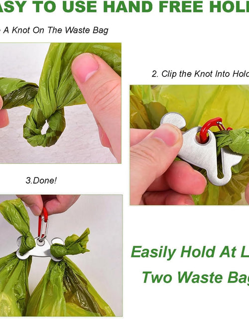 Load image into Gallery viewer, 2PCS Dog Poop Bag Holder, Waste Bag Holder, Dog Poop Bag Carrier, Hand Free Holder
