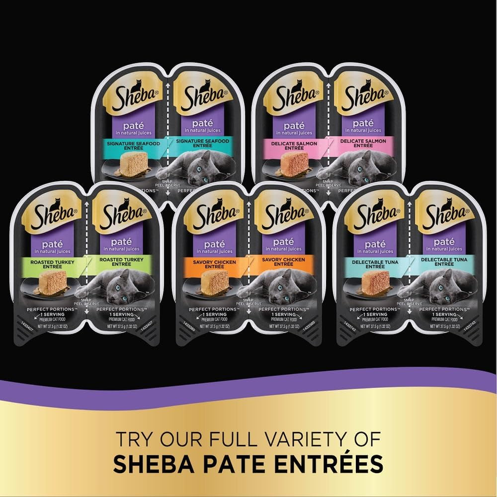 Perfect Portions Paté Wet Cat Food Tray Variety Packs