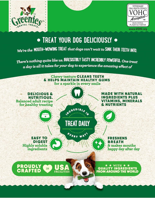 Load image into Gallery viewer, Original Petite Natural Dog Dental Care Chews Oral Health Dog Treats, 36 Ounce Pack (60 Treats)
